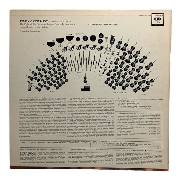 LP Nikolai Rimsky-Korsakov - Scheherazade Vinyl Record - Picture 2 of 2